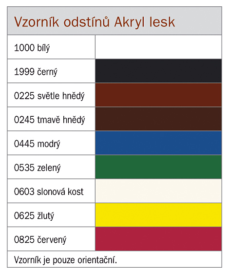 HET Akryl LESK 0445 modrá 0.7kg