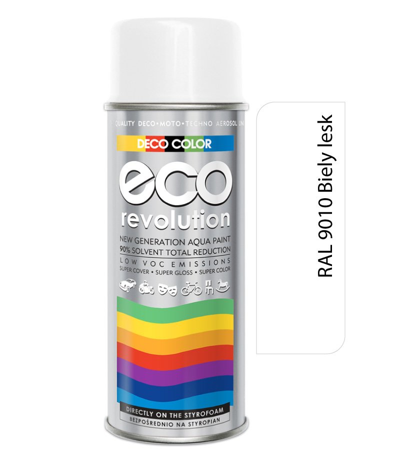 Deco Color Eco Revolution 9010 biely matný 400ml