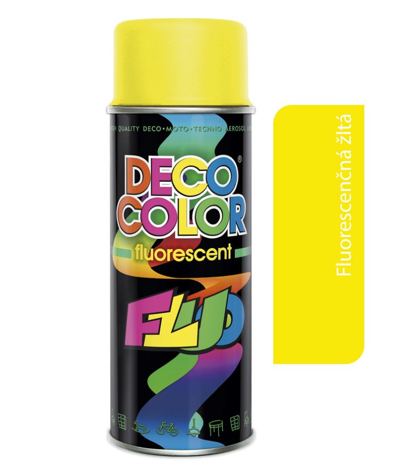 Deco Color Fluorescent žltý 400ml